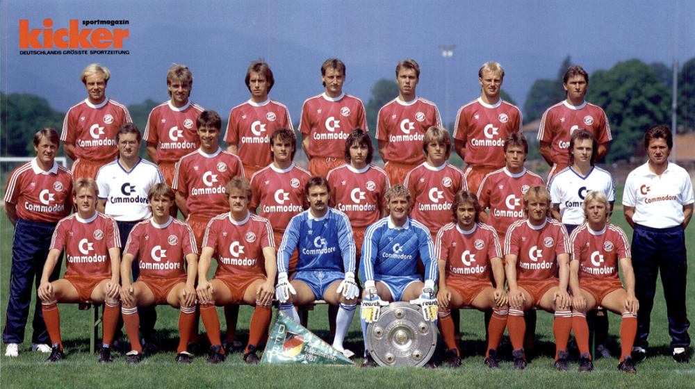M12/2003 EDIZIONE 2000 pezzi CALCIO FC BAYERN Meisterschaft tedesca 1986/1987 