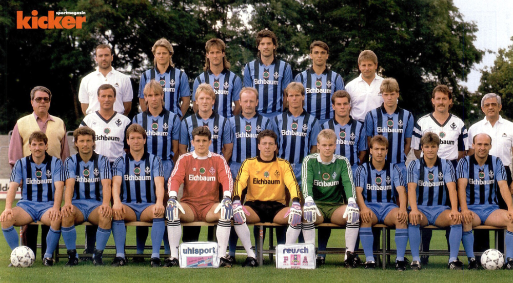 SV Waldhof Mannheim 1988/1989  Mannschaftskarte nicht signiert 393033 