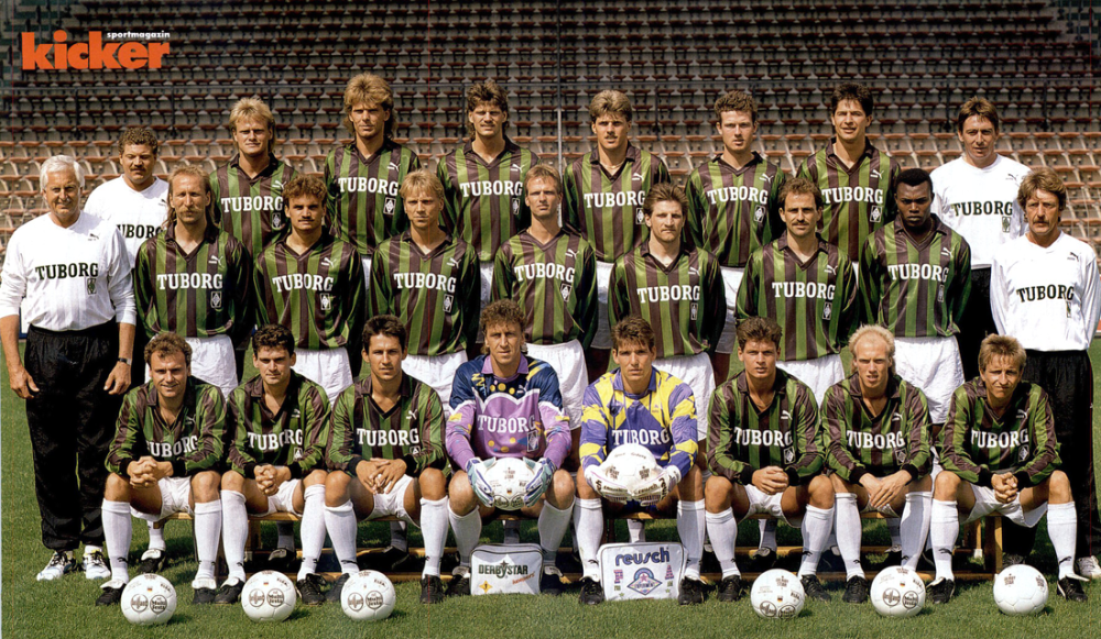 BL 91/92 Eintracht Frankfurt Borussia Mönchengladbach 