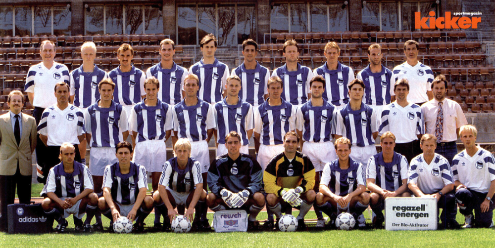 Programm 24.8.1996 SV 1910 Kahla Hertha BSC Berlin Am. 
