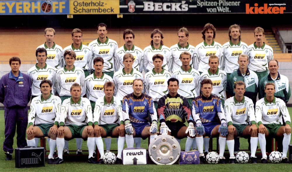 Bayer Leverkusen Programm 1993/94 SV Werder Bremen 