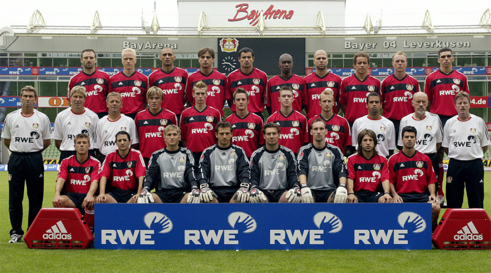 69508 Bayer Leverkusen 2008-2009 Damen Frauen Mannschaftsbild