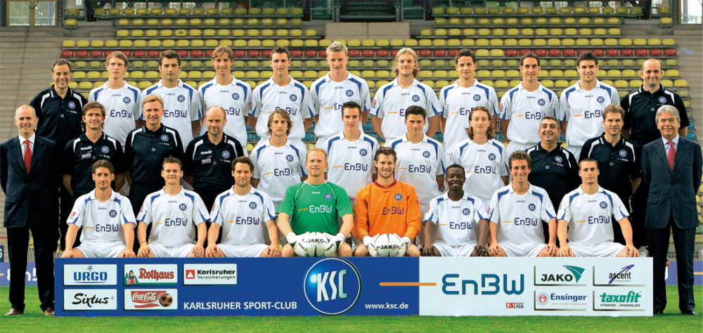 AK Mannschaftskarte Saison 2011/12 Karlsruher SC 