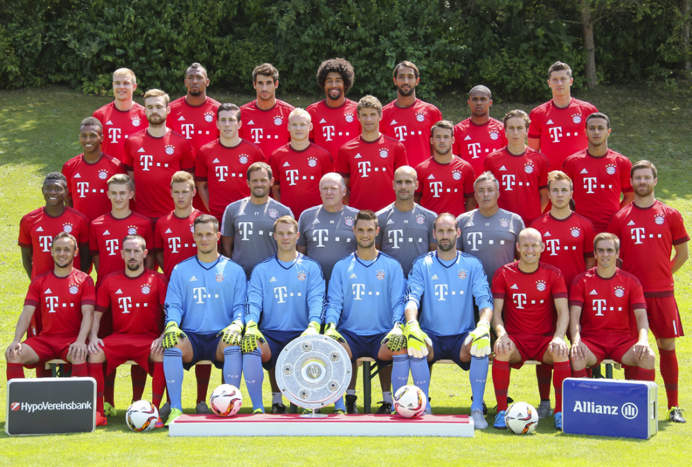 Autogrammkartensatz Bayern München Amateure 2015-16