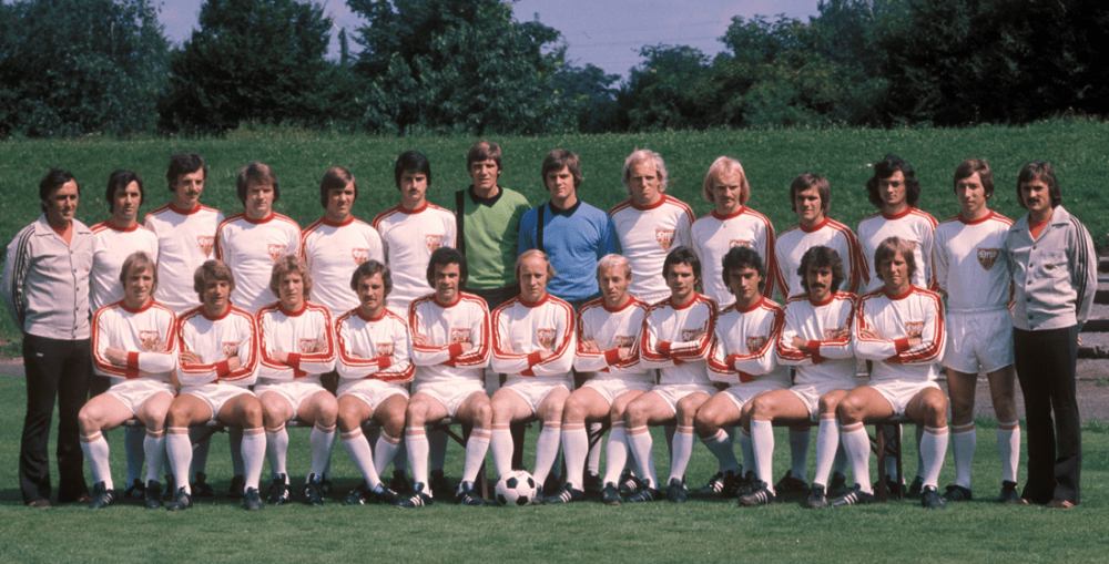VfB Stuttgart Kader 2. Bundesliga 1975/76 kicker
