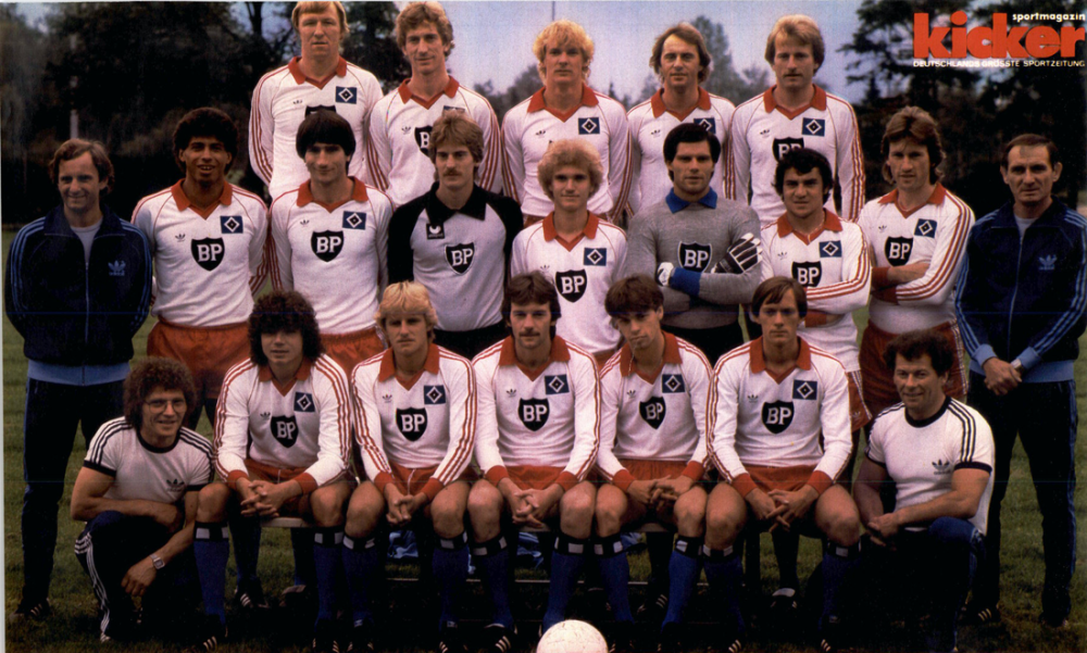 Hamburger SV Kader Bundesliga 1980/81 kicker