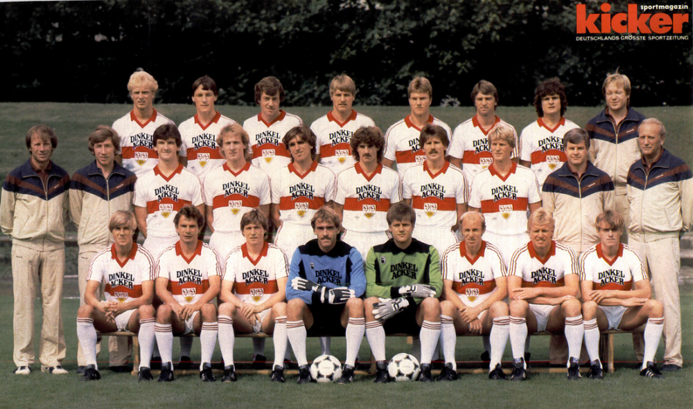 VfB Stuttgart Kader Bundesliga 1982/83 kicker