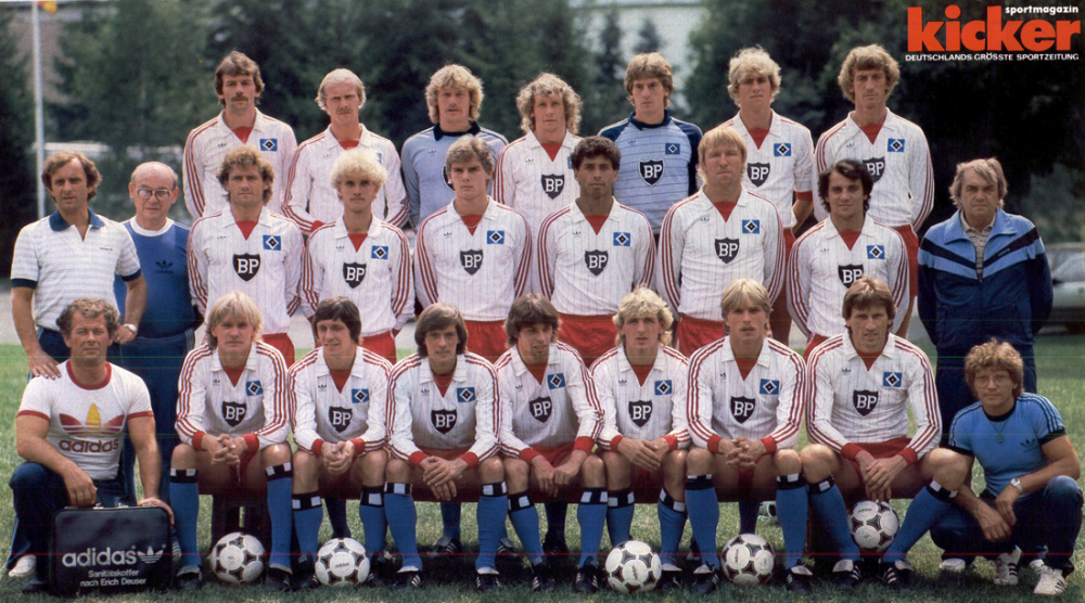 Hamburger SV Kader Bundesliga 1982/83 kicker