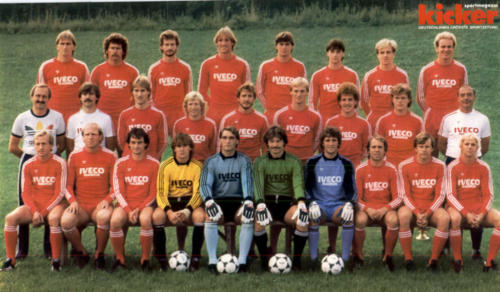 Bayern München Kader Bundesliga 1982/83 kicker