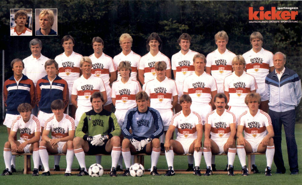 VfB Stuttgart Kader Bundesliga 1984/85 kicker