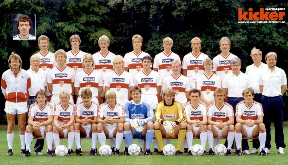 VfB Stuttgart Kader Bundesliga 1986/87 kicker