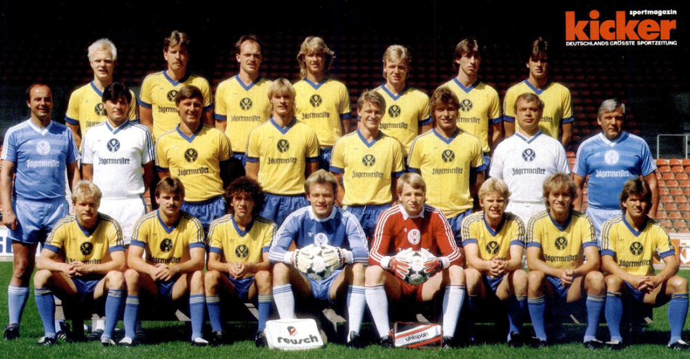 Eintracht Braunschweig Kader 2. Bundesliga 1986/87 kicker
