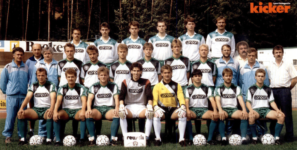 FC 08 Homburg Kader 2. Bundesliga 1988/89 kicker