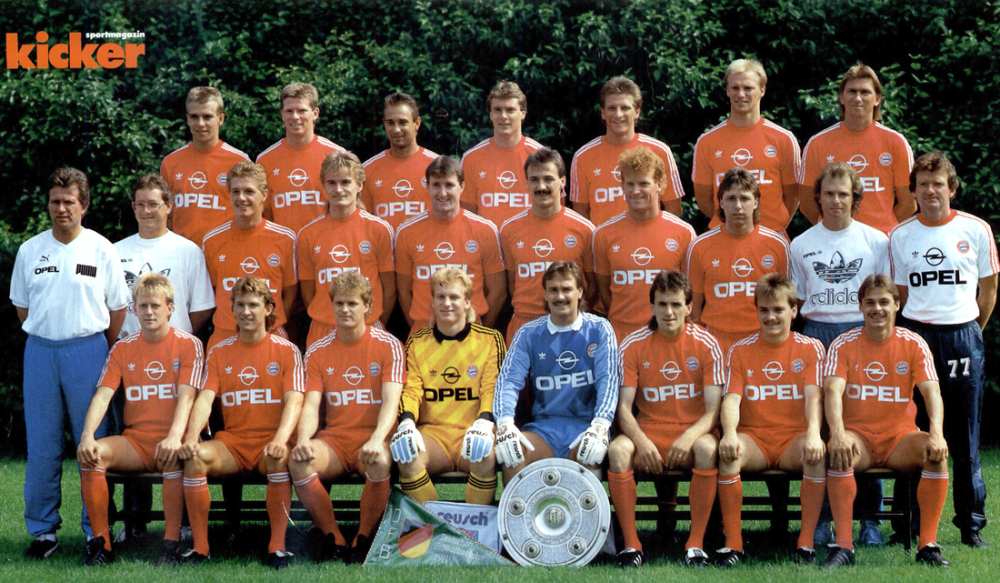 Bayern München Kader Bundesliga 1989/90 kicker