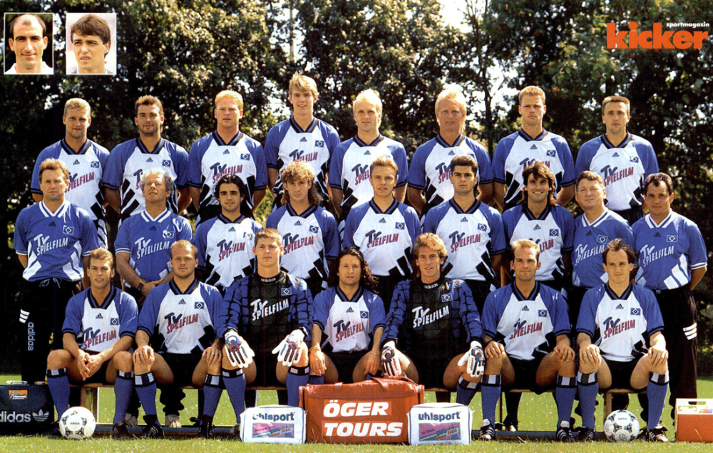 Hamburger SV Kader Bundesliga 1994/95 kicker