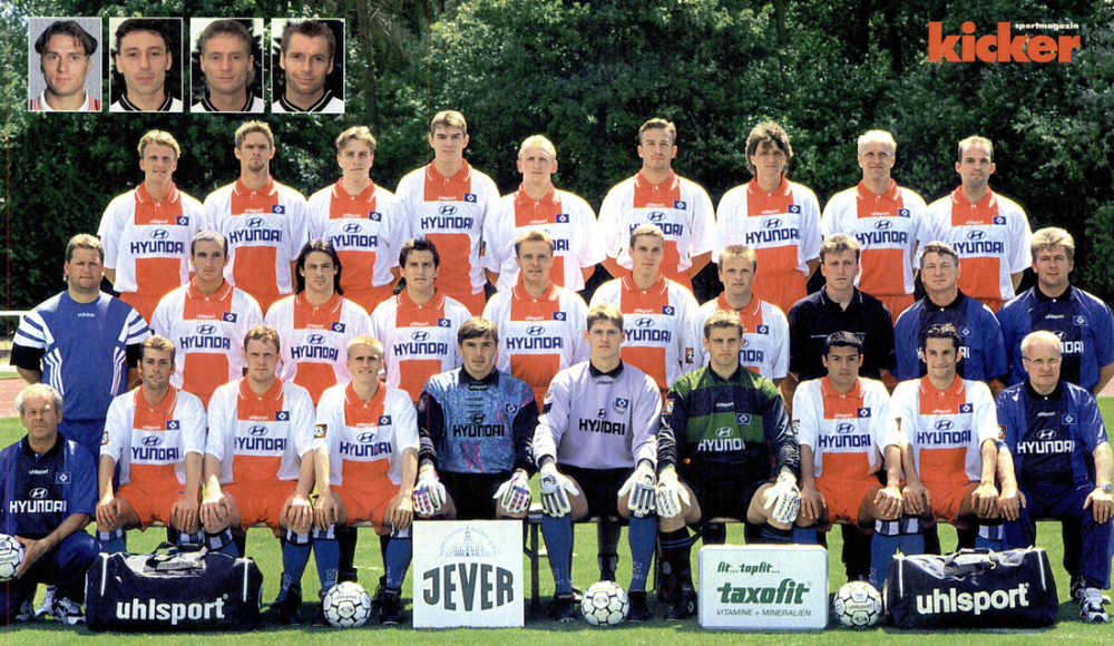 Hamburger SV Kader Bundesliga 1997/98 kicker