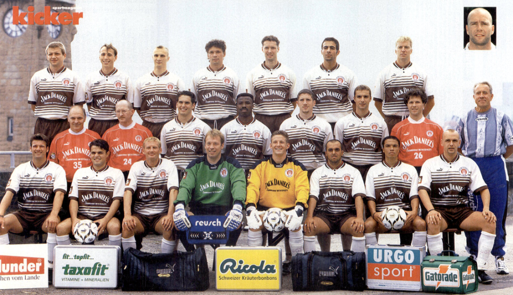 FC St. Pauli Kader 2. Bundesliga 1997/98 kicker