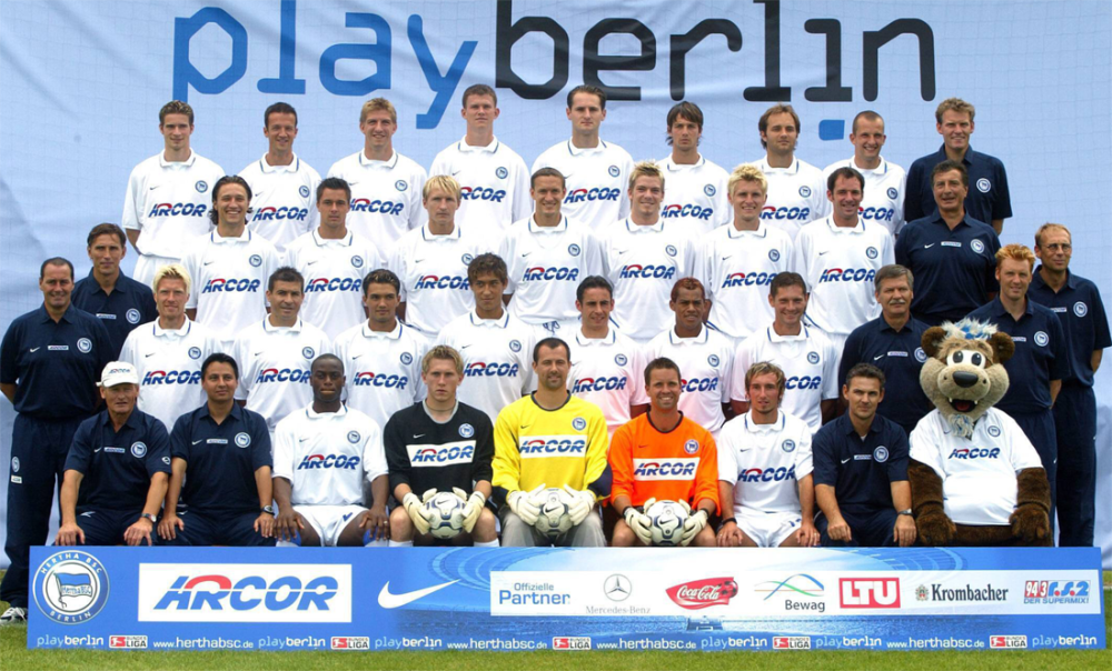 Hertha BSC Kader Bundesliga 2003/04 kicker