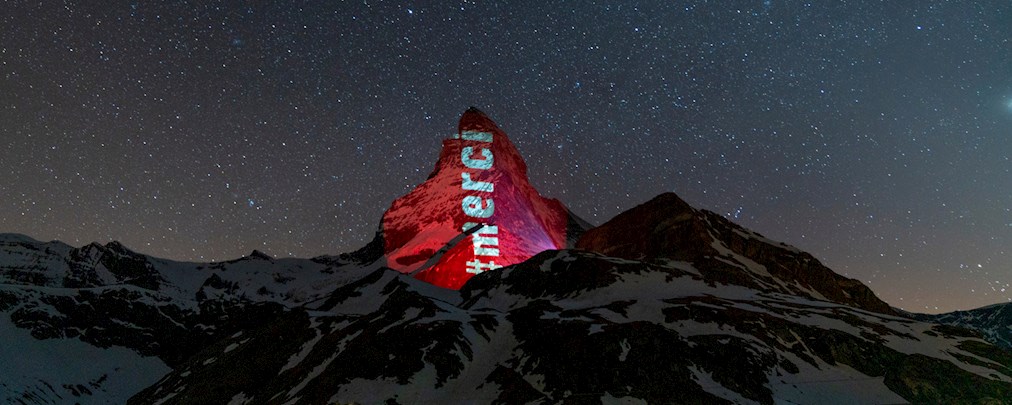 Corona-Krise: Lichtprojektionen am Matterhorn beendet