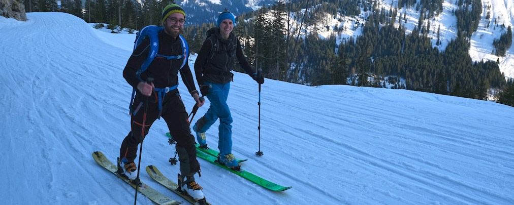 Skitouren auf Pisten: Tegern-, Schlier- und Spitzingsee und Tölzer Land