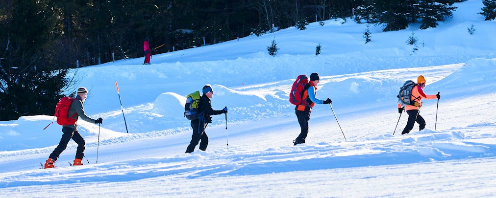 Skitouren auf Pisten: Allgäu