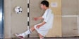 Schwindelgefahr: Hoch den Ball und einmal drehen.