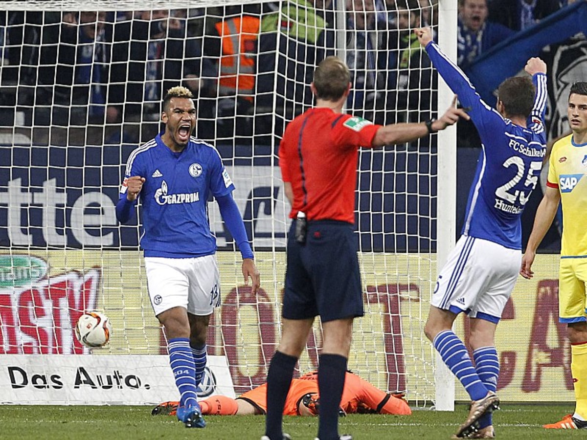 Spielanalyse Choupo Motings Schienbein Bringt Den S04 Sieg Fc Schalke 04 Tsg Hoffenheim 1 0 17 Spieltag Bundesliga 2015 16 Kicker