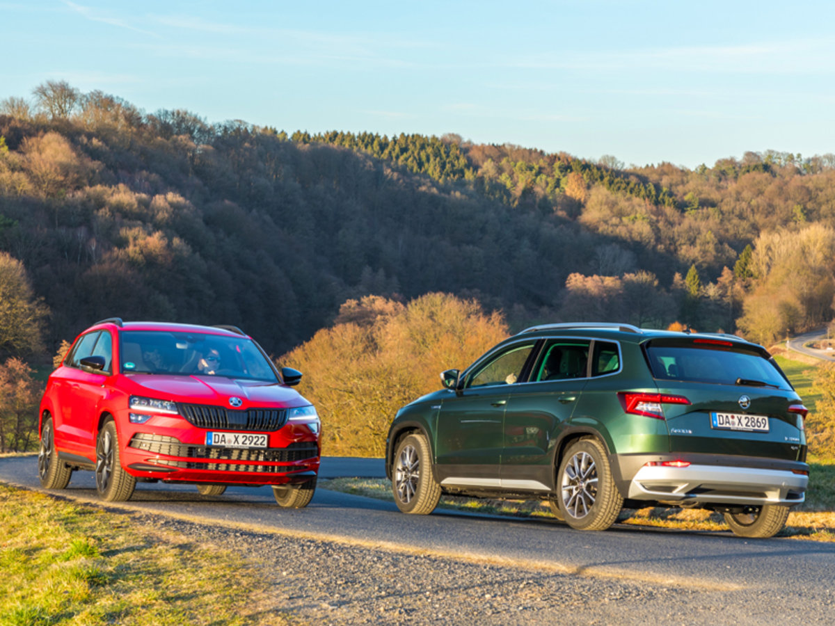Skoda Karoq Einmal Abenteurer Einmal Sportler Kicker