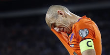 Holland am Boden: Arjen Robben & Co. verpassten trotz eines 2:0-Sieges über Schweden die WM 2018.