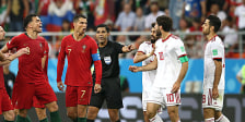 Viel Redebedarf beim Remis gegen den Iran: Pepe und Cristiano Ronaldo (v.li.).