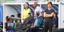 Musste mit ansehen, wie ihre U 20 gegen Japan chancenlos war: DFB-Trainerin Maren Meinert.