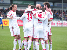 Grund zum Jubel: Mit großer Effektivität holte Leipzig drei Punkte in Kiel.