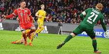 Traf beim furiosen Test gegen Drittligist Sonnenhof Großaspach dreimal: Franck Ribery.