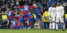 Jubel in Madrid: ZSKA Moskau hat am Mittwoch einen 3:0-Sieg bei Real eingefahren. 