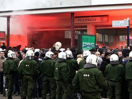 Polizeieinsatz auf St. Pauli