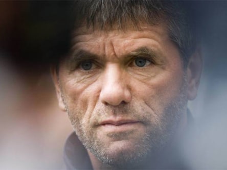 Fußball, Bundesliga: Friedhelm Funkel, Trainer von Eintracht Frankfurt.