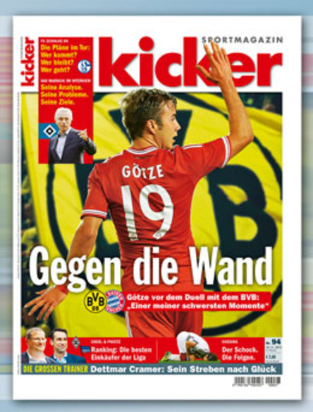 Der aktuelle Titel des kicker.