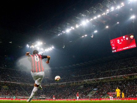 Regen in San Siro