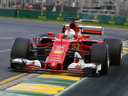 Auftaktsieger in Australien: Ferrari-Pilot Sebastian Vettel.