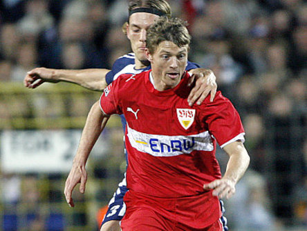 Beim VfB auf dem Abstellgleis: Jon Dahl Tomasson, hier bei einem Pokaleinsatz in Babelsberg.