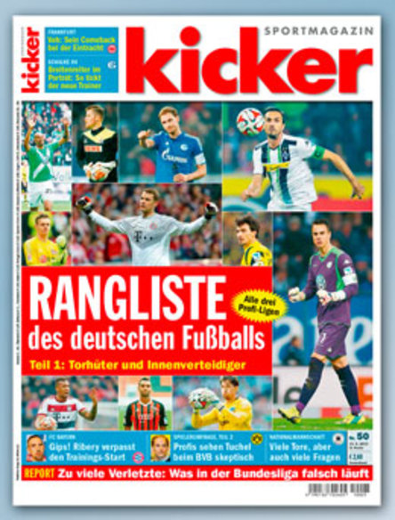 Der aktuelle kicker-Titel