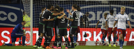 An der Linie unter Strom: Hamburgs Trainer Bruno Labbadia.