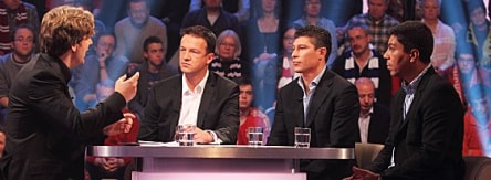 Michael Steinbrecher, Fredi Bobic, Krassimir Balakov, Giovane Elber (v.l.n.r.)