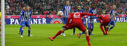 Den Bann gebrochen: Thomas Müller trifft in München zum 1:0.