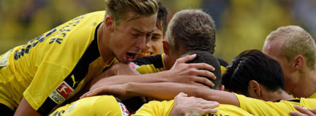 Der BVB jubelte über insgesamt sechs Tore.