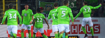 Wolfsburg jubelt dank Doppelpacker Mario Gomez.