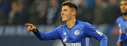 Schalkes Doppelpacker gegen Bremen: Schöpf.