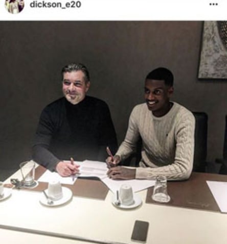 BVB-Sportdirektor Michael Zorc und Alexander Isak