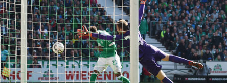 Schlusspunkt in Bremen: Gebre Selassie macht das 1:1.