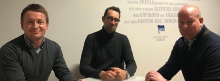 Steffen Rohr, Michael Preetz, Jan Reinold (von links)